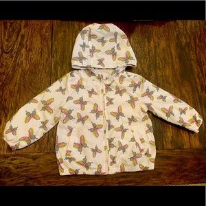 Baby GAP lightweight hooded rain jacked